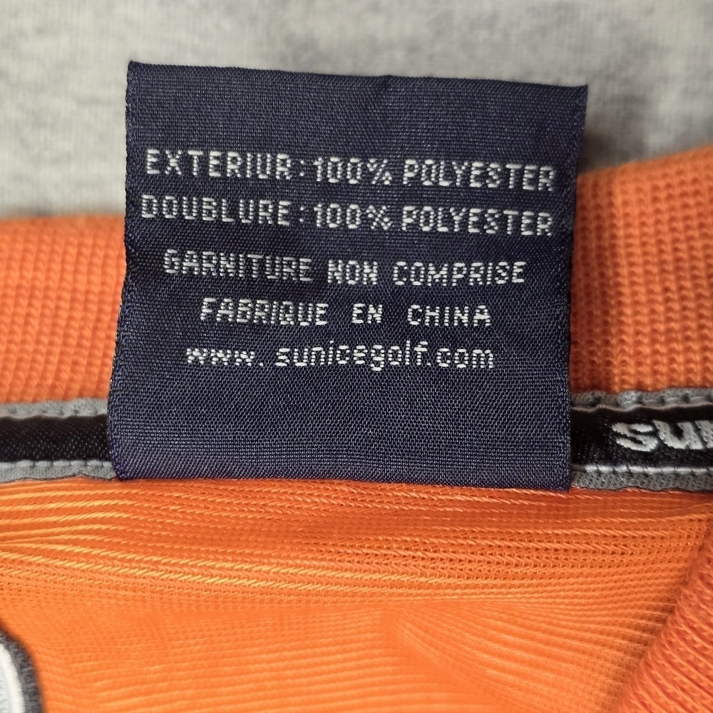 Sunice Men's Orange Golf Short Sleeve Windbreaker XL - Picture 6 of 11